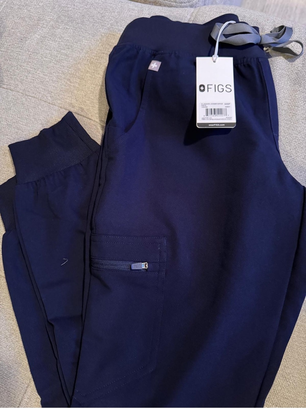 Figs Royal blue Zamora jogger scrub pants XXS Petite